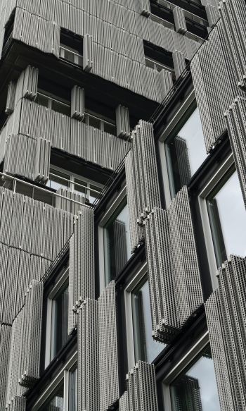 building, facade, gray Wallpaper 1200x2000
