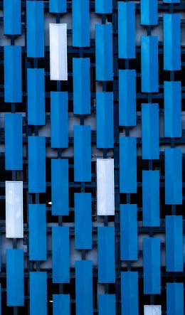 building, facade, blue Wallpaper 600x1024