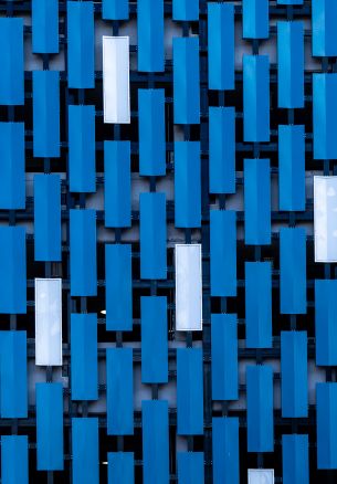 building, facade, blue Wallpaper 1640x2360