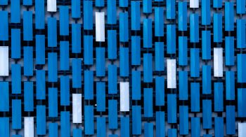 building, facade, blue Wallpaper 3840x2160