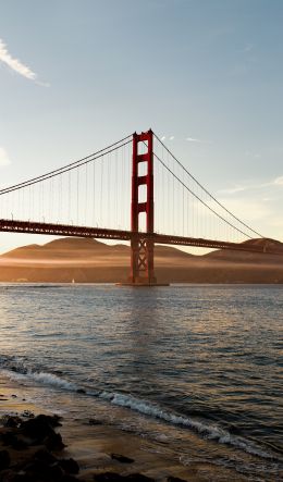 Golden Gate Bridge, San Francisco, California, USA Wallpaper 600x1024
