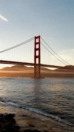 Обои 640x1136 Мост Золотые Ворота, Сан-Франциско, Калифорния, США