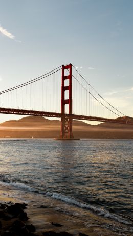 Golden Gate Bridge, San Francisco, California, USA Wallpaper 720x1280