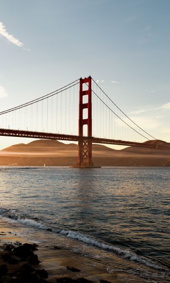 Golden Gate Bridge, San Francisco, California, USA Wallpaper 1200x2000