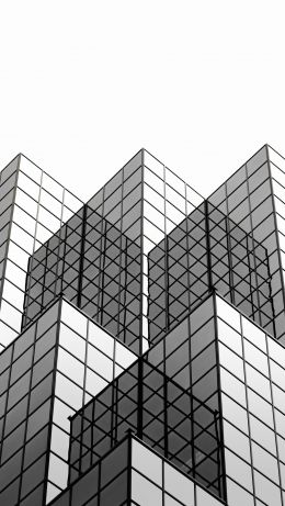 building, white, minimalism Wallpaper 640x1136