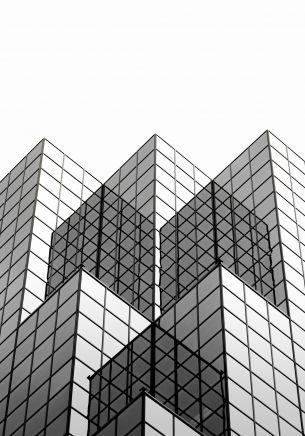 building, white, minimalism Wallpaper 1668x2388