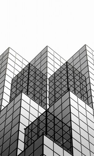 building, white, minimalism Wallpaper 1200x2000