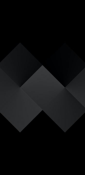 black, geometry, abstraction Wallpaper 1440x2960