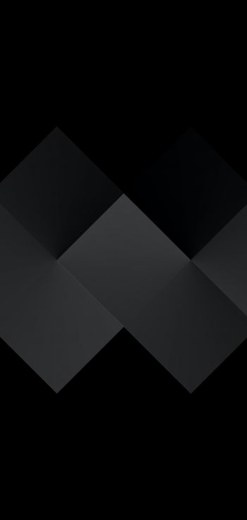 black, geometry, abstraction Wallpaper 1080x2280