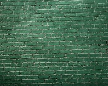 brick wall, wall, green wallpaper Wallpaper 1280x1024