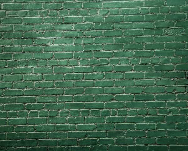 brick wall, wall, green wallpaper Wallpaper 1280x1024