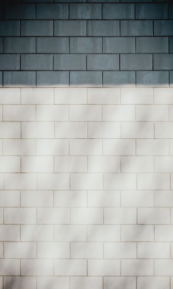 brick wall, wall, black and white Wallpaper 1200x2000
