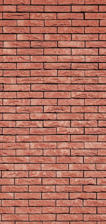 brick wall, wall, background Wallpaper 1080x2280
