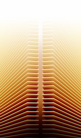 3D, yellow, abstraction Wallpaper 600x1024