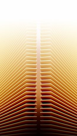 3D, yellow, abstraction Wallpaper 640x1136