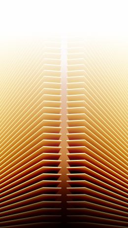 3D, yellow, abstraction Wallpaper 2160x3840