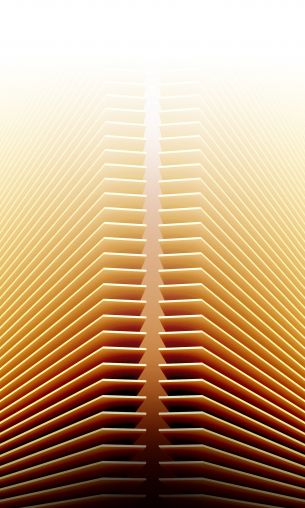3D, yellow, abstraction Wallpaper 1200x2000