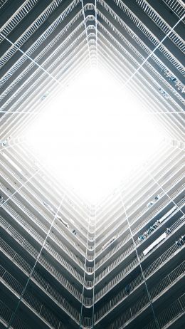 skyscraper, geometry, Hong Kong Wallpaper 1080x1920