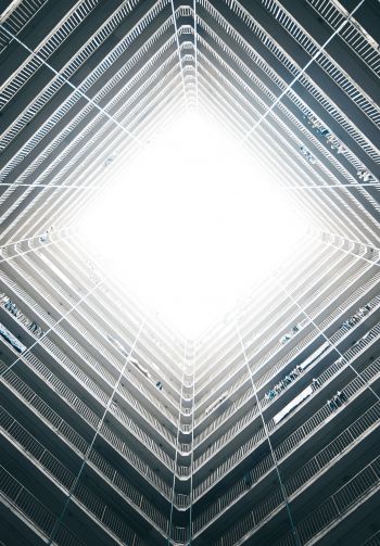 skyscraper, geometry, Hong Kong Wallpaper 1640x2360