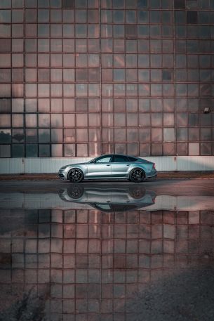 Audi, sports car, reflection Wallpaper 3999x6000