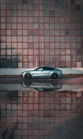 Audi, sports car, reflection Wallpaper 1200x2000