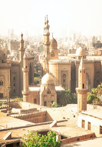 urban landscape, Egypt, yellow Wallpaper 1640x2360