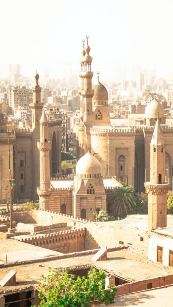 urban landscape, Egypt, yellow Wallpaper 640x1136