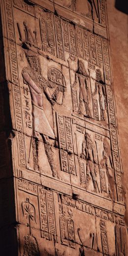 Обои 720x1440 Египет, археология, иероглифы