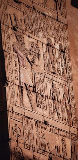 Обои 1440x2960 Египет, археология, иероглифы