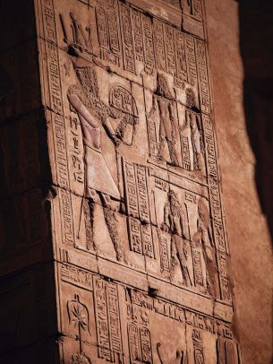 Обои 1620x2160 Египет, археология, иероглифы