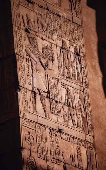 Egypt, archeology, hieroglyphs Wallpaper 1752x2800
