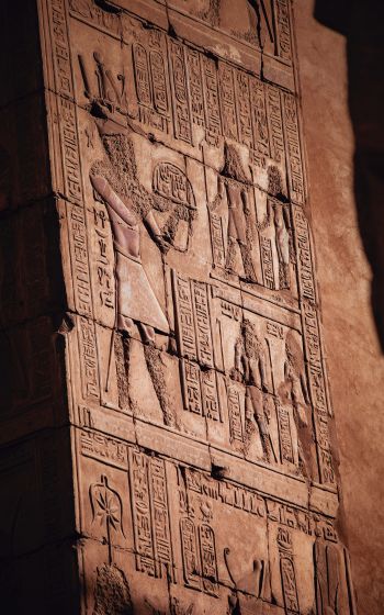 Egypt, archeology, hieroglyphs Wallpaper 1600x2560