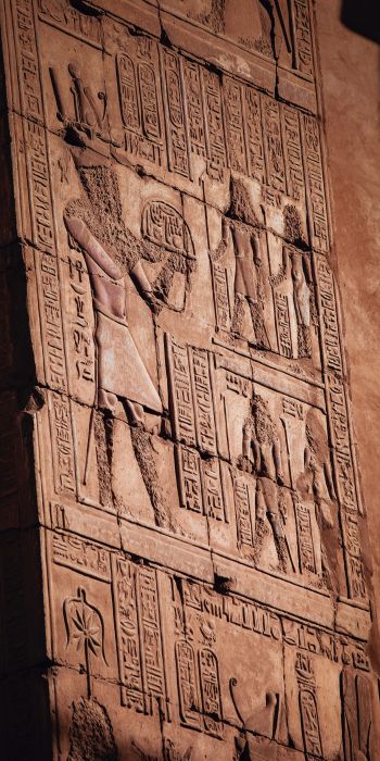 Egypt, archeology, hieroglyphs Wallpaper 720x1440