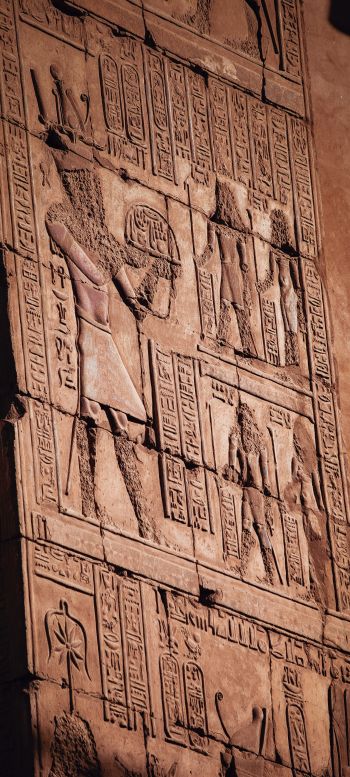 Egypt, archeology, hieroglyphs Wallpaper 720x1600