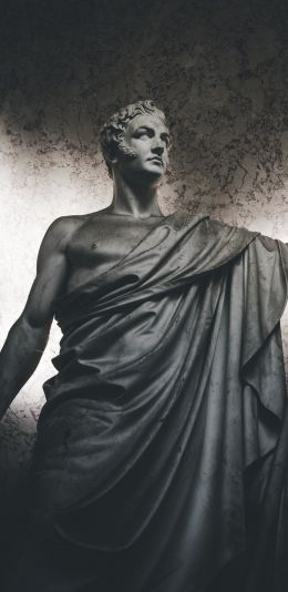 statue, art, dark Wallpaper 1440x2960
