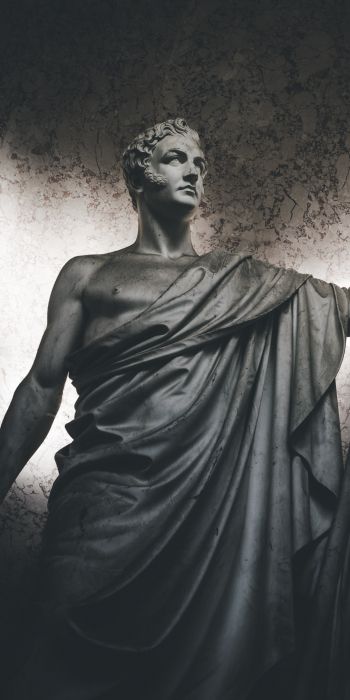 statue, art, dark Wallpaper 720x1440