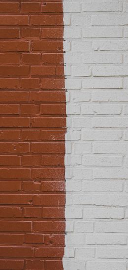 brick wall, wall, background Wallpaper 1080x2280