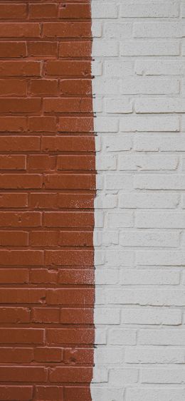 brick wall, wall, background Wallpaper 1080x2340