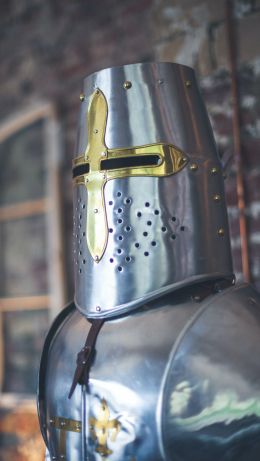 knight, armor, warrior Wallpaper 640x1136