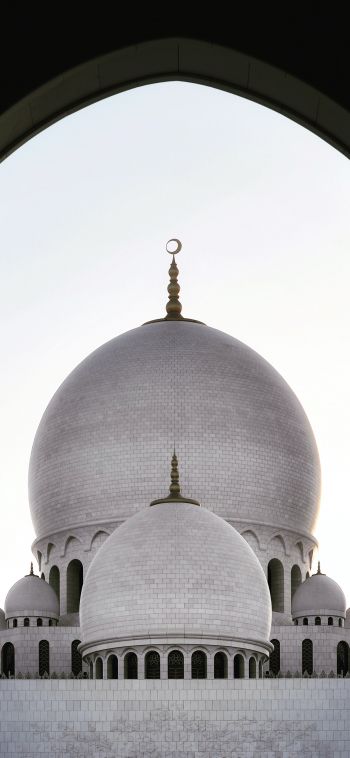 Обои 1080x2340 мечеть, купол, храм