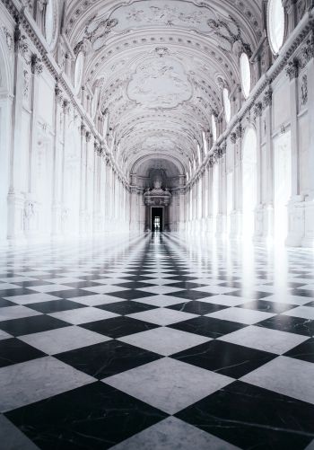 Venaria Reale, palace, white Wallpaper 1668x2388
