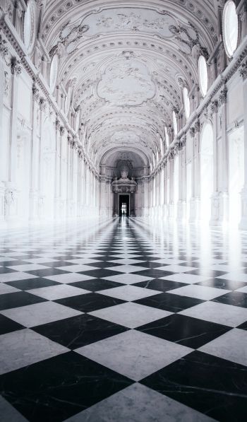 Venaria Reale, palace, white Wallpaper 600x1024