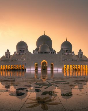 mosque, Abu Dhabi, UAE Wallpaper 4975x6219