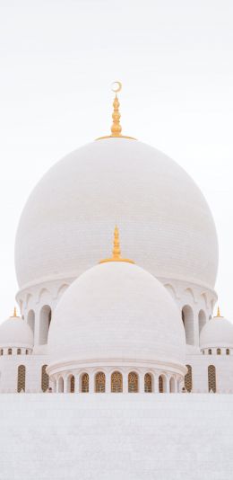 mosque, white, dome Wallpaper 1440x2960