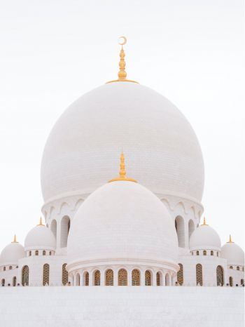 Обои 2048x2732 мечеть, белый, купола