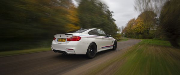 BMW M4, high speed Wallpaper 3440x1440