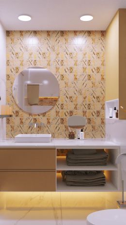 Обои 1440x2560 эстетика, ванная комната, интерьер