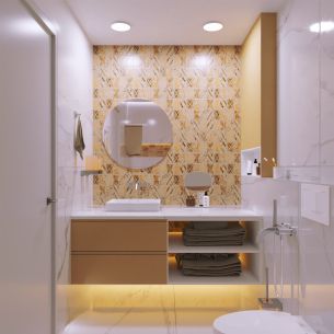 aesthetics, bathroom, interior Wallpaper 7680x7680