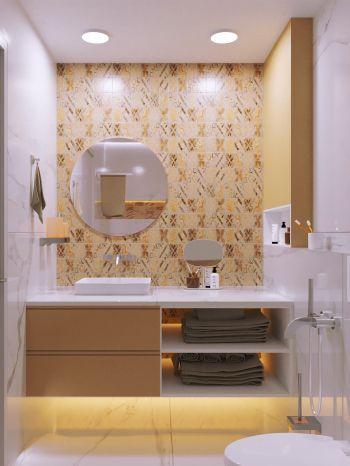 Обои 1620x2160 эстетика, ванная комната, интерьер