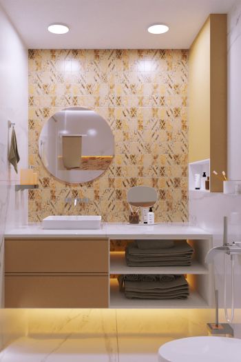 Обои 640x960 эстетика, ванная комната, интерьер